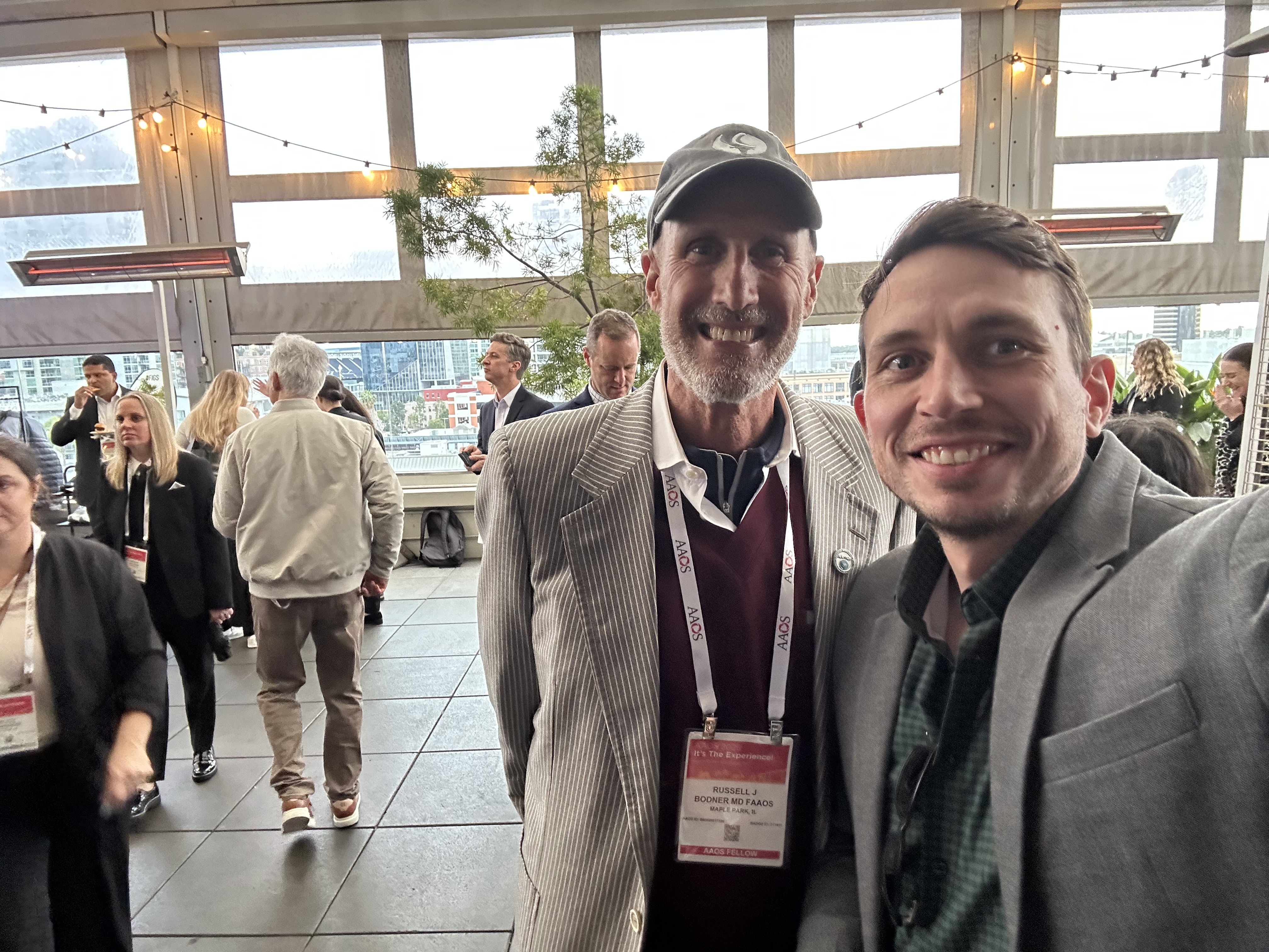 Dr. Bodner and Dr. Montgomery at an arthroplasty conference